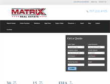 Tablet Screenshot of gotomatrix.com